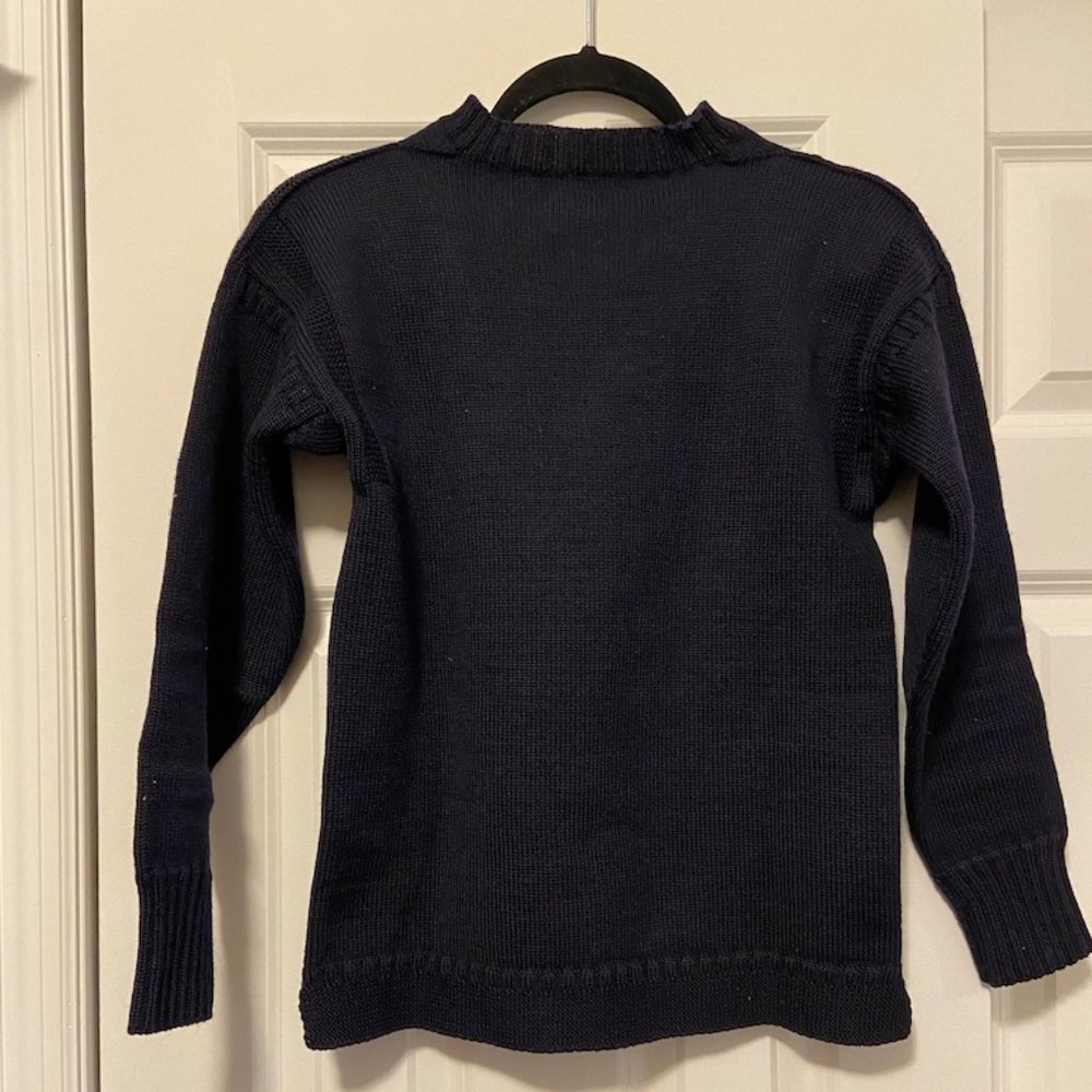 Traditional Guernsey Le Tricoteur Knit Fisherman Wool Sweater SMALL